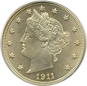 image for: 1911 5c PCGS/CAC MS65