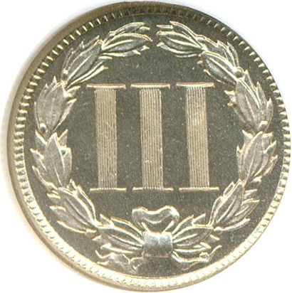 image for: 1885 3cN  NGC Proof 65 Cameo