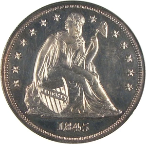 image for: 1845 $1 NGC Proof 64