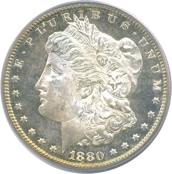 image for: 1880-S $1  PCGS MS65 DMPL