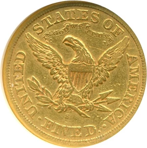 image for: 1873-S $5 NGC XF40