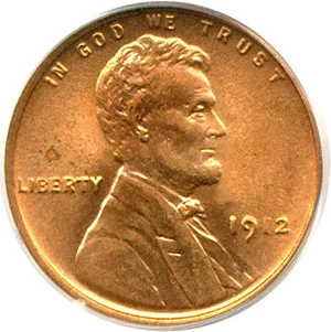 image for: 1912 1c PCGS MS65 RD