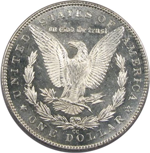 image for: 1889-CC $1 PCGS MS63 PL