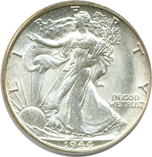 image for: 1944-S 50c PCGS MS63