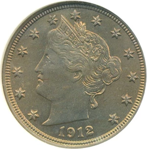 image for: 1912 5c NGC MS65