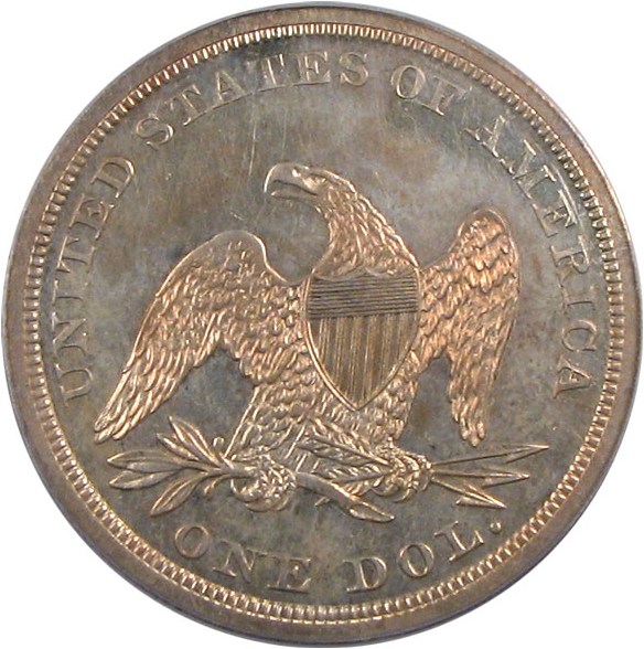 image for: 1842 $1  PCGS Proof 62 ex: Pittman