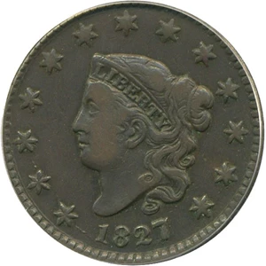 image for: 1827 1c PCGS VF30