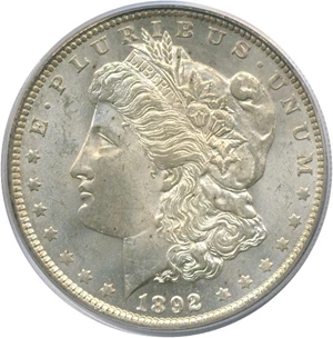 image for: 1892-O $1 PCGS MS64