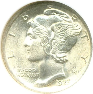 image for: 1923 10c NGC MS66 FB