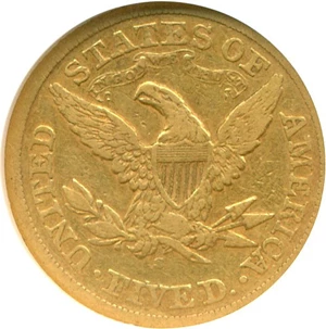 image for: 1873-S $5 NGC VF20