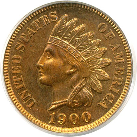 image for: 1900 1c  PCGS Proof 64 RD