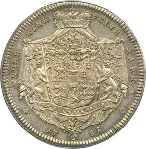 image for: Hohenlohe-Kirchberg: 1781 Thaler PCGS MS64 (DAV-2359)