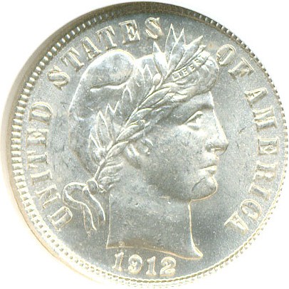 image for: 1912 10c  NGC MS64 