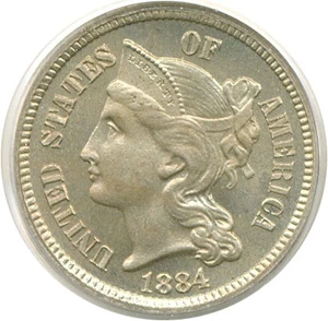 image for: 1884 3cN PCGS Proof 66