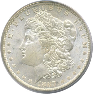 image for: 1887-O $1 PCGS MS64
