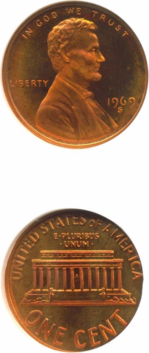 image for: 1969-S 1c NGC Proof 68 RD