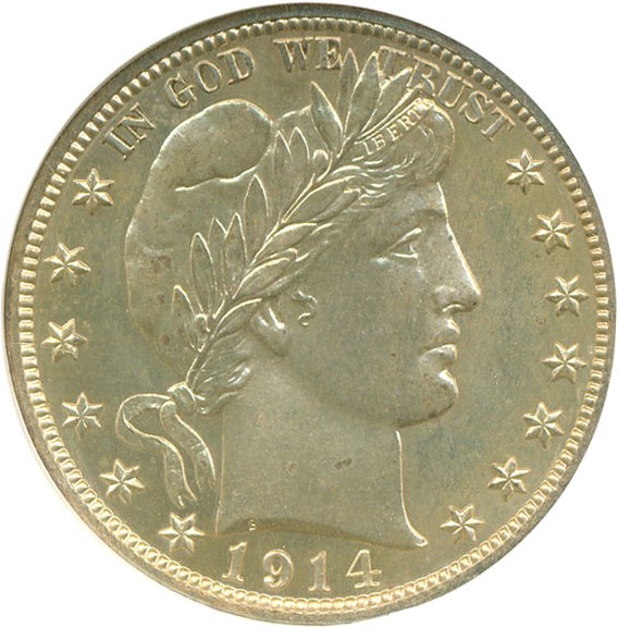 image for: 1914 50c  NGC Proof 65