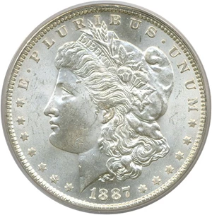 image for: 1887-O $1 PCGS MS64