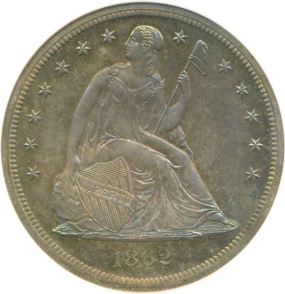 image for: 1862 $1  NGC Proof 65