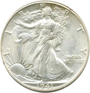 image for: 1941-D 50c PCGS MS64