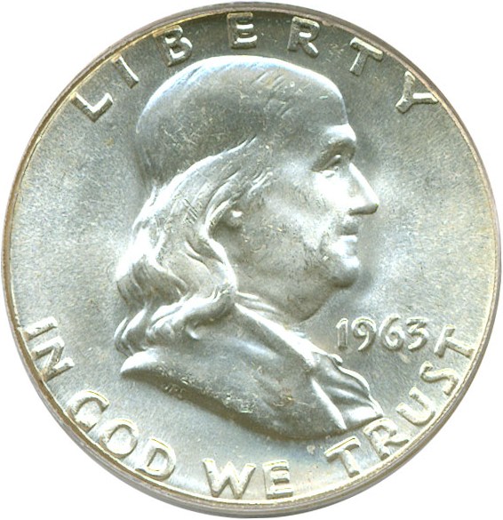 image for: 1963 50c  PCGS MS65 