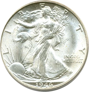 image for: 1946-S 50c PCGS MS64
