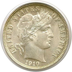 image for: 1910 10c PCGS MS64