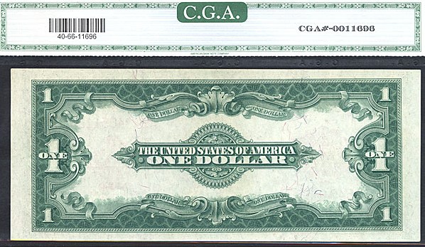 image for: Fr.40 1923 $1  CGA Gem CU66  [A54040511B]