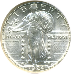image for: 1924-D 25c NGC MS66