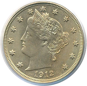 image for: 1912 5c PCGS MS65