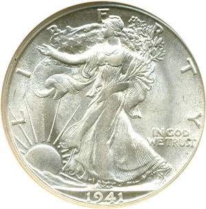 image for: 1941-S 50c NGC AU58