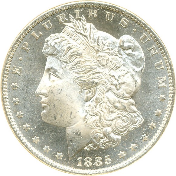image for: 1885-O $1  NGC MS65 PL
