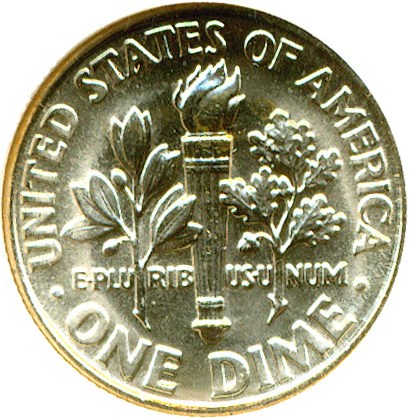 image for: 1996-W 10c  ANACS MS65 FB