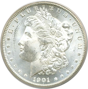 image for: 1901-S $1 PCGS MS63