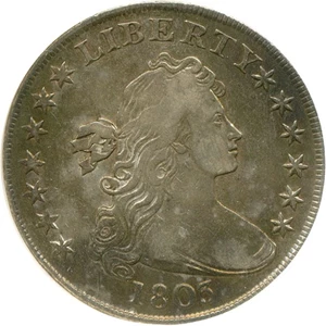 image for: 1803 $1 Small 3 NGC VF35