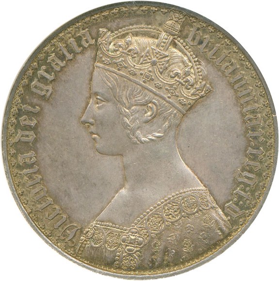 image for: Great Britain: 1847 UN DEC. Crown Gothic NGC Proof 62   