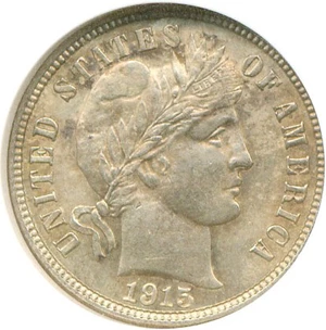 image for: 1915 10c NGC MS64