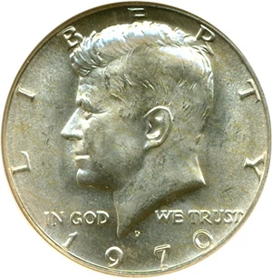 image for: 1970-D 50c NGC MS65