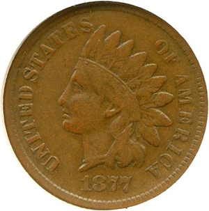 image for: 1877 1c NGC/CAC F12 BN