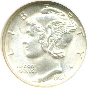 image for: 1930-S 10c NGC MS65 FB