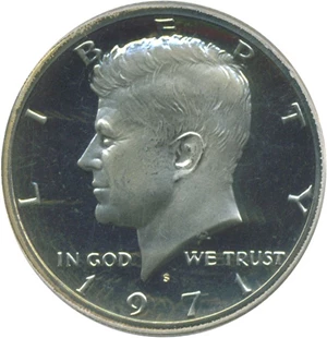 image for: 1971-S 50c PCGS Proof 68 DCameo
