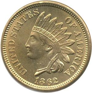 image for: 1862 1c PCGS MS65
