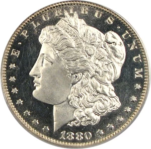 image for: 1880 $1 PCGS Proof 64 Cameo