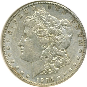 image for: 1904-S $1 NGC AU50
