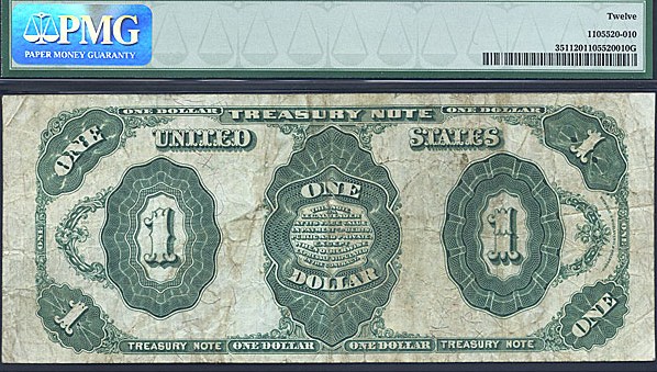 image for: Fr.351 1891 $1  PMG F12  [B48285998]