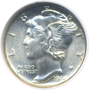 image for: 1944-S 10c NGC MS67 FB