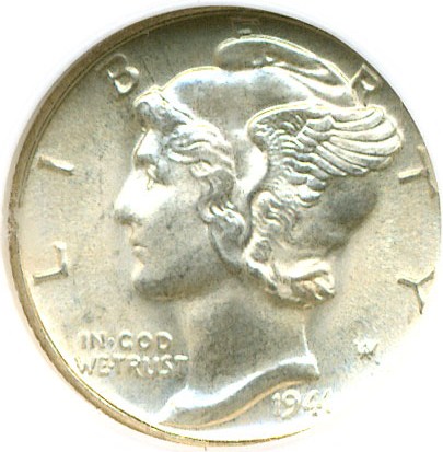 image for: 1941-D 10c  NGC MS67 FB