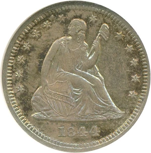 image for: 1844-O 25c NGC MS61