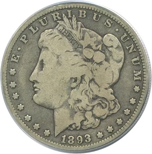 image for: 1893-O $1 PCGS VG-8