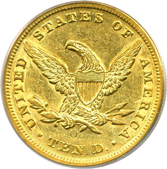 image for: 1854-O $10  PCGS AU55 